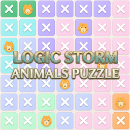Logic Storm: Animals Puzzle 로고